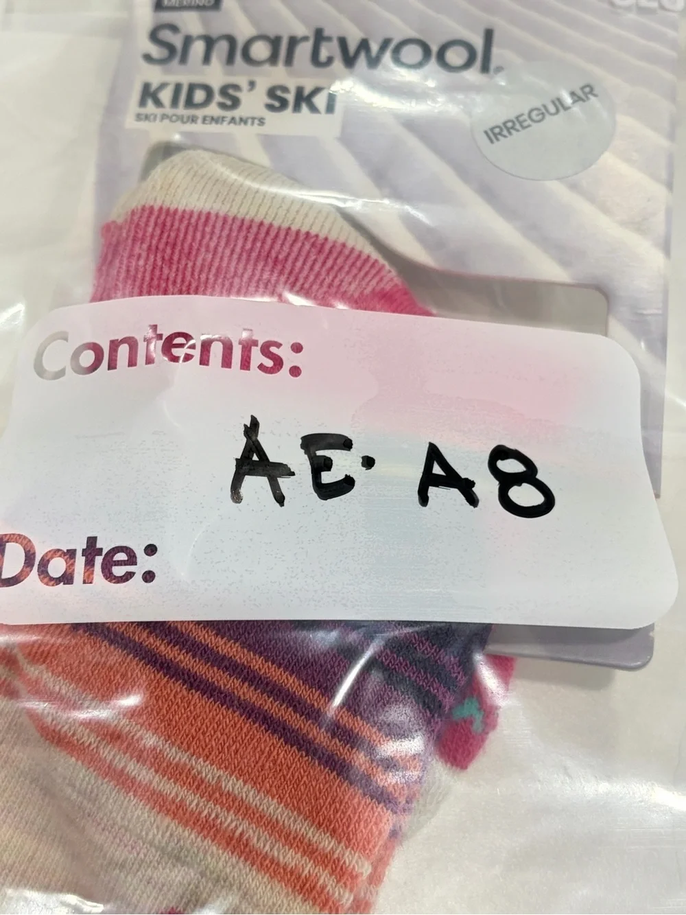SmartWool Kids XS Light Cushion Ski Socks Over the Calf Pink Mountain Snow NWT